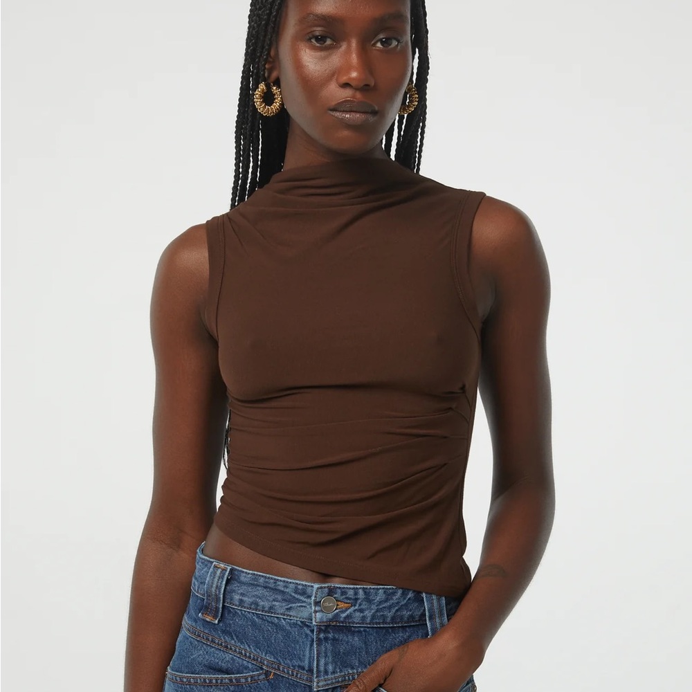 The line by K - Selma tank in brown - NWT - medium